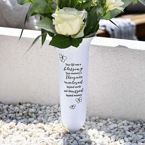 Grave vase spiked memorial - vase,