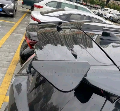 Black roof spoiler - black, (abs)