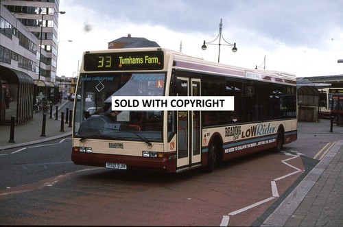 Bus slide 35mm - bus, reading