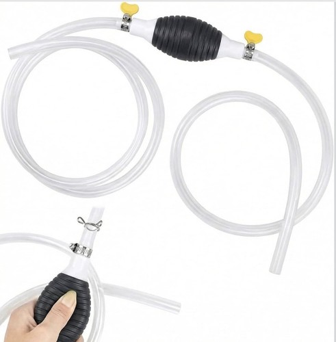 Manual fuel transfer siphon - 2m,