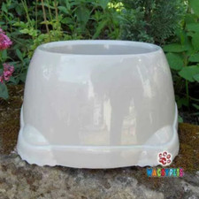 COCKER SPANIEL DOG BOWL Smarty Bowl Cocker Spaniel 600ml Warm Grey