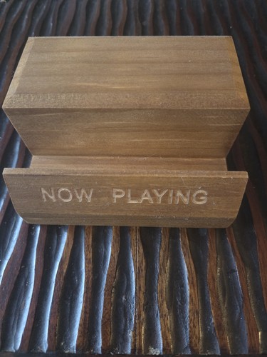 Wooden now playing - playing”, music