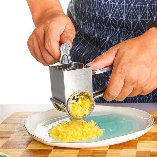 Rotary cheese grater stainless - grater,