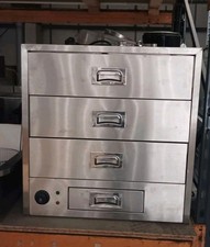 Bun Warmer 3 Drawer Food Hot Holding Cabinet, Takeaway Equipments