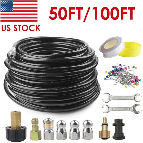 100ft 50ft sewer jetter kit - 100ft/,