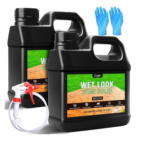 Wet look stone sealer - wet,