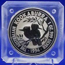 1oz Kookaburra 1990 - 2024 Silver 1 Dollar Australia Silver Coin 999/1000 Bird