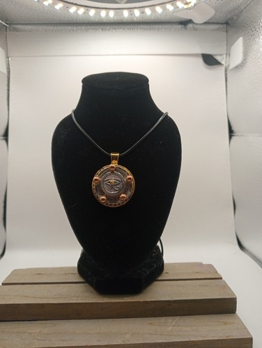 Eye horus necklace gold - horus,