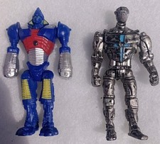  Real Steel Atom Junkyard Robot  & noisy boy 5" Figure - Lights Non Working 