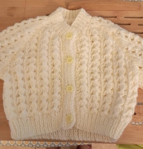 Handknitted lovely new born