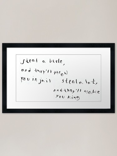 Bob dylan quote framed art - bob,