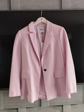 Zara Single Breasted Blazer Jacket - Size S  - Powder Pink