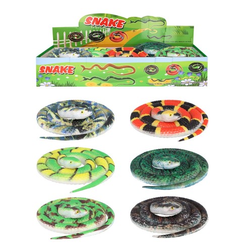 Realistic rubber snake - rubber,