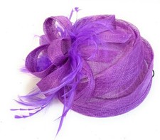 Sinamay Fascinator Pillbox Hat Wedding Races Party Headpiece