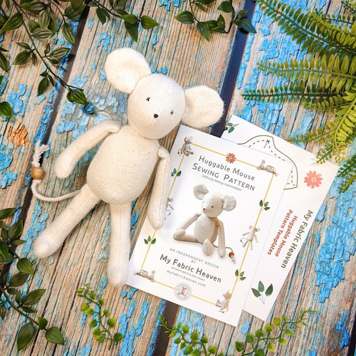 Felt mouse doll soft - soft, toy