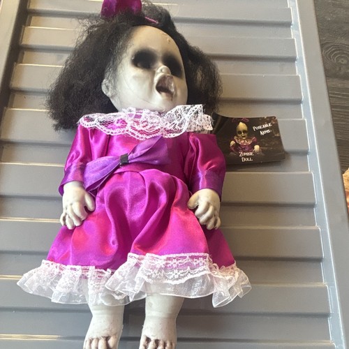 Zombie doll poseable girl - doll,