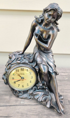 Crosa clock woman sculpture - crosa,