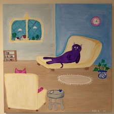 Large Oil Painting Lisa K