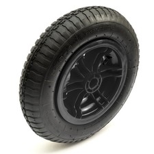 14 Inch 3.50-8 Black Spoked Wheel Pneumatic Tyre & Inner Tube Launching Trolley