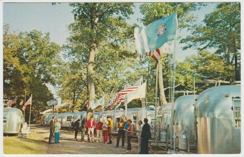 Postcard wally byam - wally, caravan