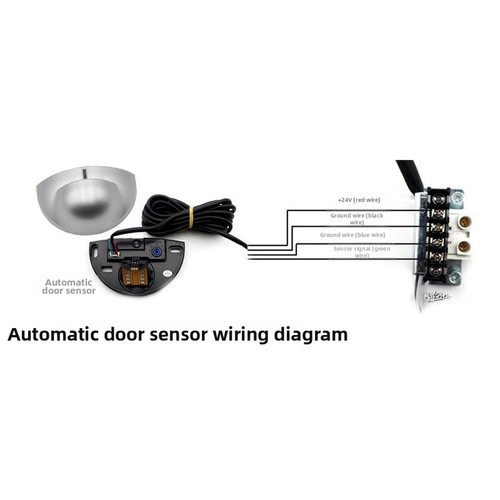 Black microwave sensor probe - black,