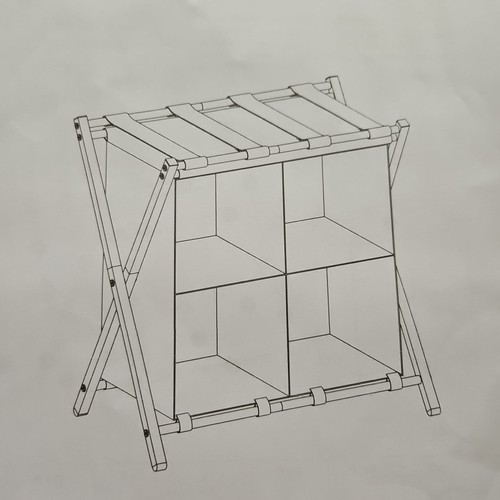 Luggage rack with storage - luggage,