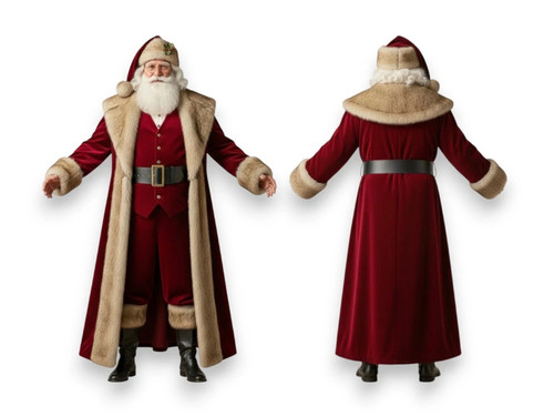 Deluxe santa claus costume - deluxe,