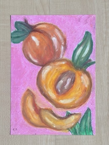Original pastel drawing - a5, of