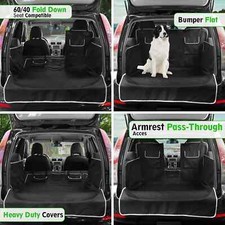 Car Boot Cover Waterproof Non Slip Dog Blanket Bumper Protection Pet Seat Mat