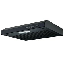 Cookology Visor Cooker Hood 50cm Kitchen Extractor Fan - Black VISOR500BK