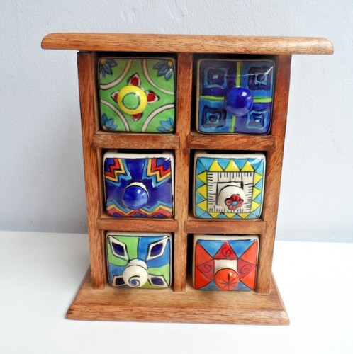 Small mango wood storage - small,