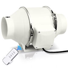 4" Inline Pipe Duct Bathroom