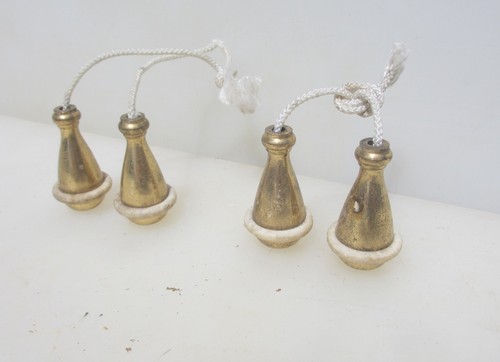 Vintage brass cistern handle - brass,