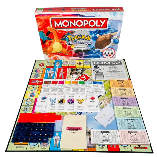 Monopoly pokemon kanto - monopoly, edition