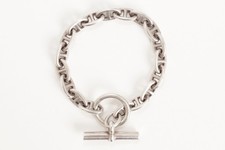 HERMES 1970’S VINTAGE CHAINE D’ANCRE BRACELET STERLING SILVER W/ BOX