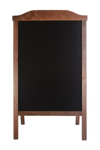 Wooden board pavement sign - wooden, a-board,