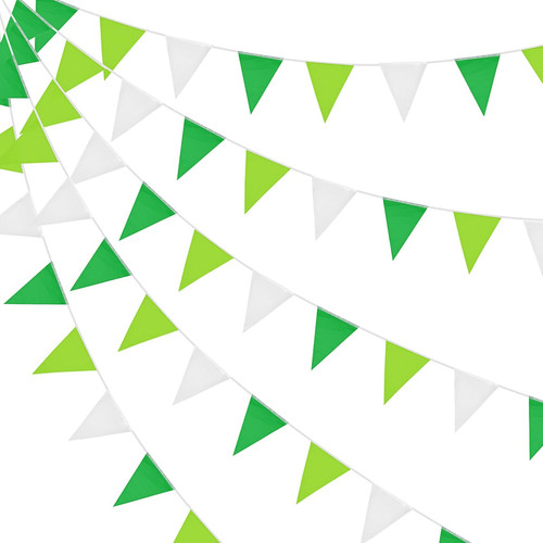 Fabric bunting flags 66ft - flags,,
