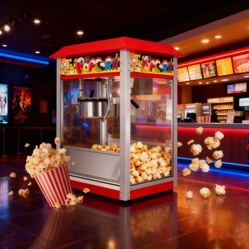 Large capacity retro popcorn - capacity,