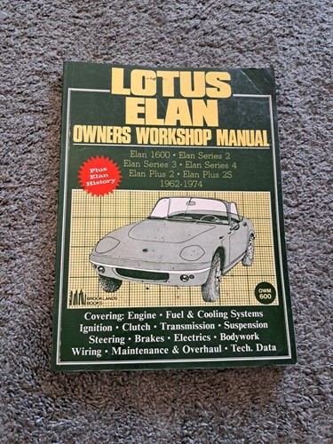 Lotus elan owners workshop - owners,