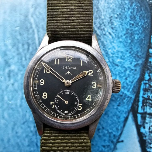 Vintage lemania ww2 - lemania, military