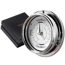 Tabic Chrome Tide Clock  STOCK CLEARANCE