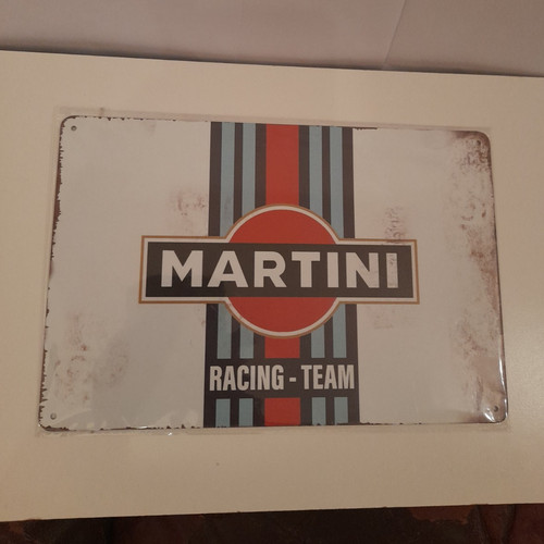 Martini racing team - martini, metal