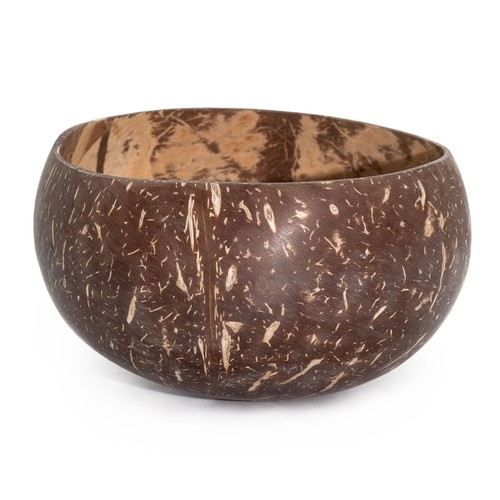Large natural coconut - coconut, bowl