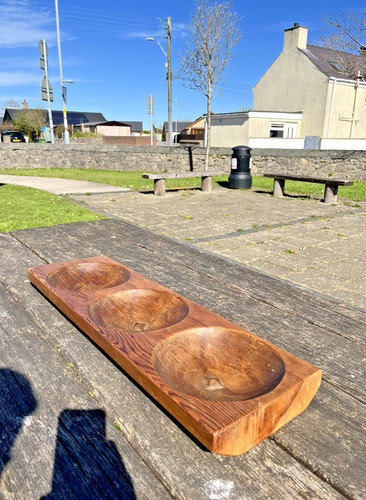 Large antique adzed - antique, oak
