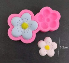 3D Flower Silicone Fondant Icing Mould Chocolate Cake Decorating Sugar Craft UK