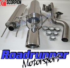 Scorpion Astra MK5 1.4 Stainless Exhaust System 05-09 Resonated SVX045