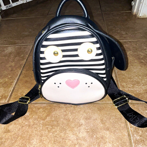Girls mini cat backpack - girls, faux