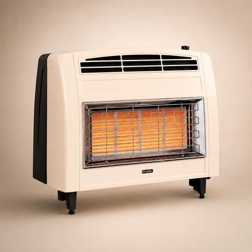 Flavel strata gas fire - flavel, cream