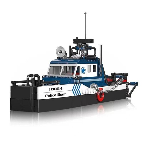 Mould king 10084 police boat - mould,