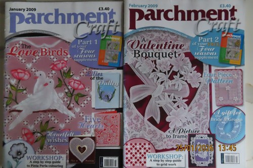 Parchment magazines total - in,